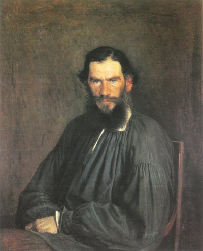 Portrait of Leo Tolstoy by Ivan Nikolaevich Kramskoy
